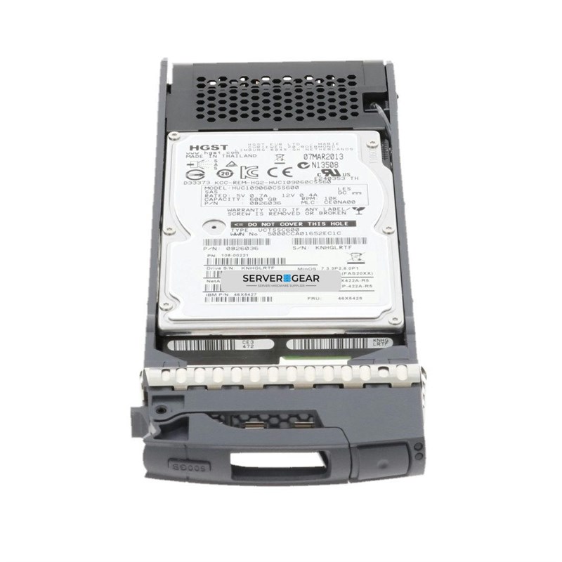 9WG066-038 Жесткий диск NetApp 600GB SAS 6G 10K SFF HDD 9WG066-038 - фото 338729