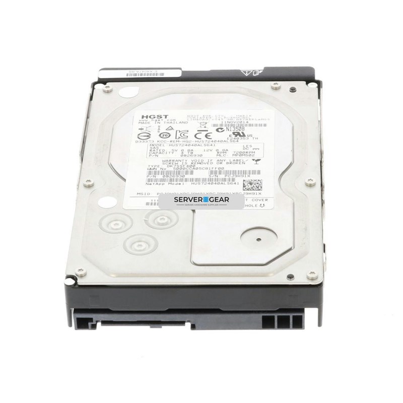 HUS724040ALS641-4047 Жесткий диск Hitachi 4TB NL-SAS 6G 7.2K LFF Hard drive HUS724040ALS641-4047 - фото 338772