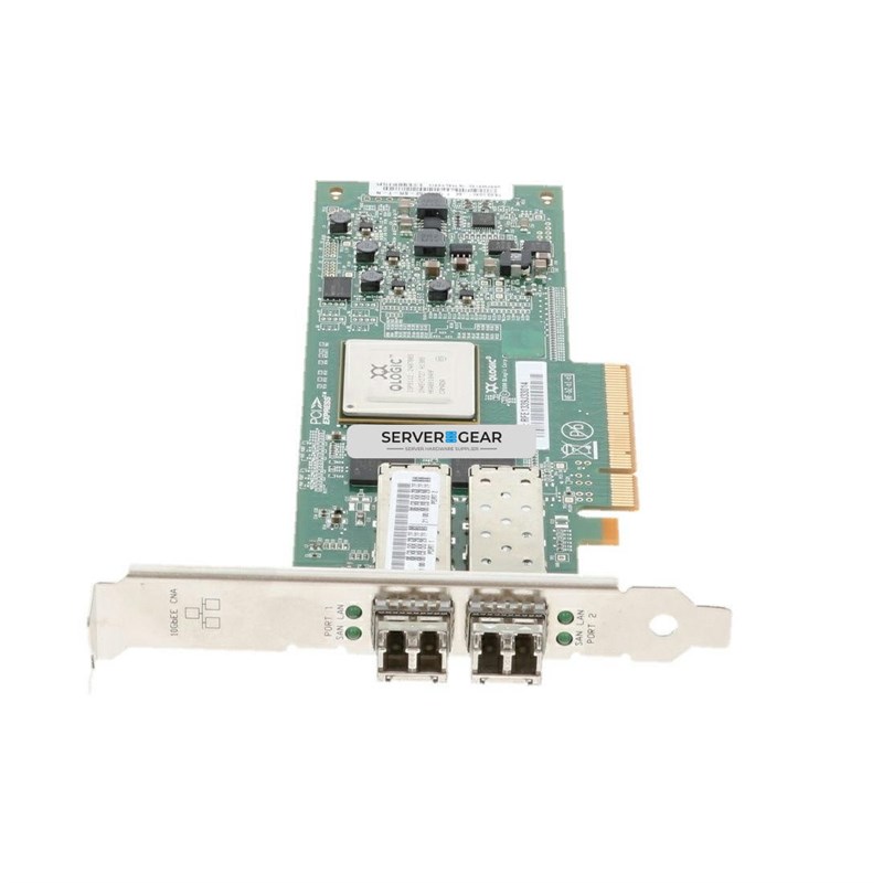 QLE8152 Сетевая карта NetApp Qlogic 2-port Unified Tgt 10GbE SFP+ PCIe - фото 338798