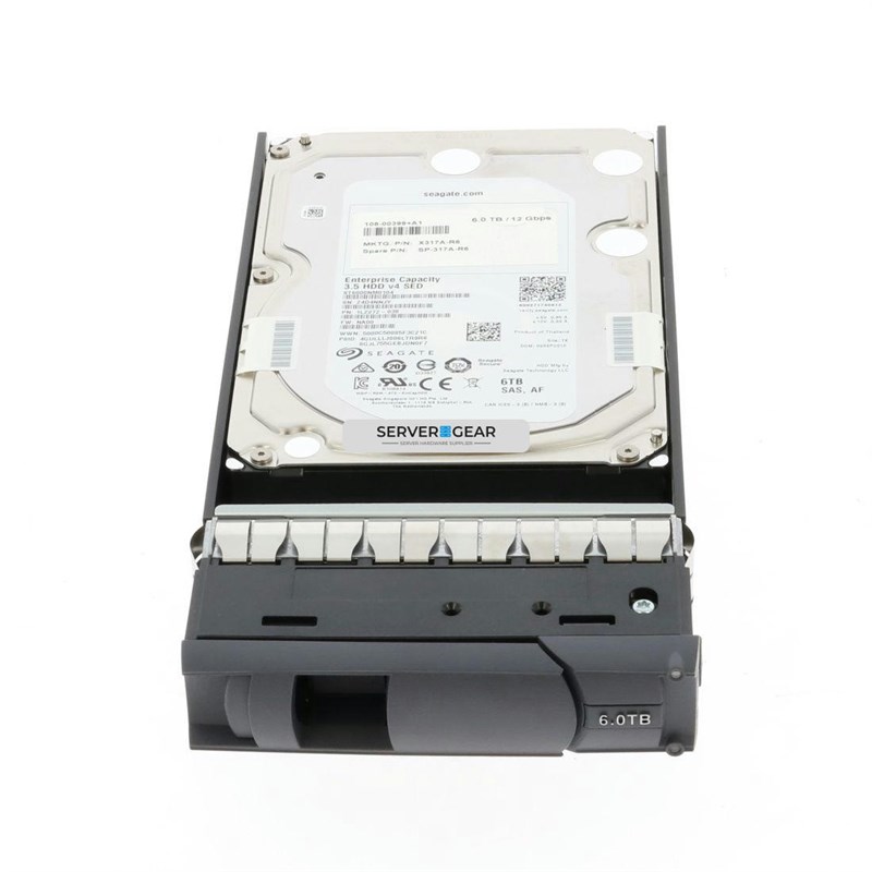 X317A Жесткий диск NetApp 6TB NL-SAS 12G 7.2K LFF Encrypted Harddrive X317A - фото 338859