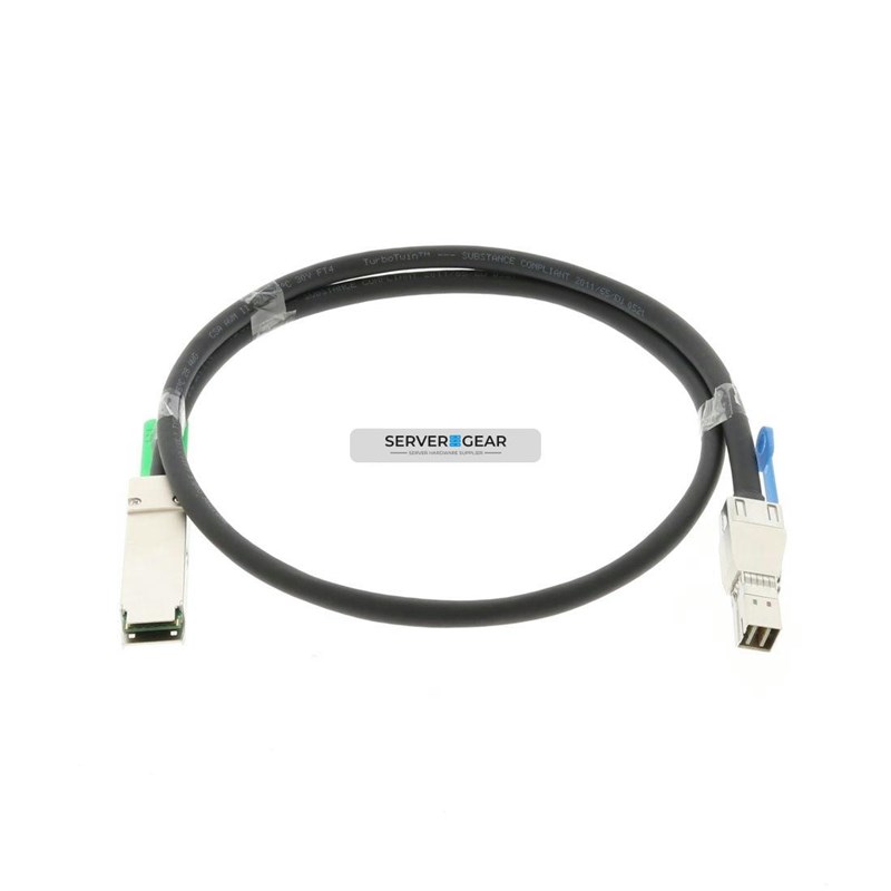 X66020A-R6-C Кабель Netapp Compatible 1M MiniSAS HD to QSFP Cable X66020A-R6-C - фото 338921