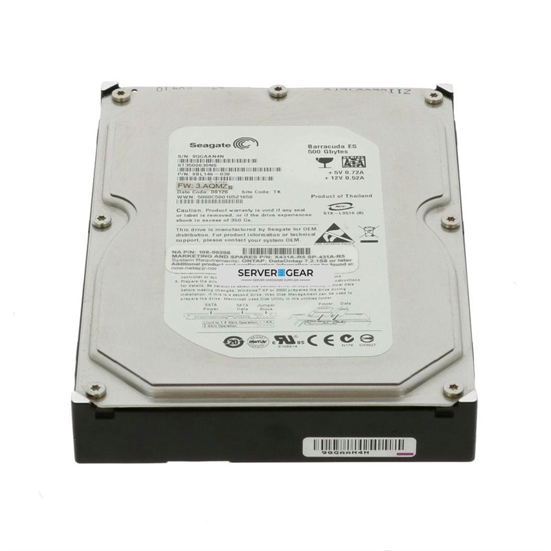 ST3500630NS Жесткий диск 500GB 7.2K 3.5 SATA 3G ST3500630NS ST3500630NS - фото 339051