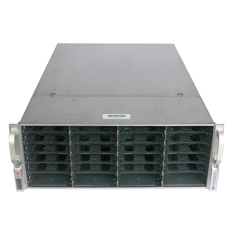 CSE-846-X9DRI-F Сервер Supermicro CSE-846 X9DRI-F 4U 24x3.5 - фото 339189