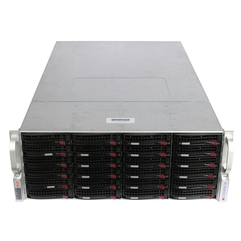 CSE-847-X10DRH-CLN4 Сервер Supermicro CSE-847 X10DRH 24x.3.5 12x3.5 + 2x2.5 - фото 339190