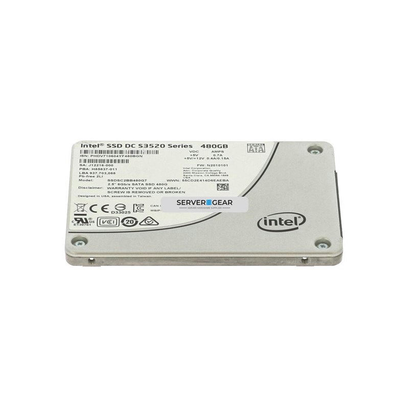 HDS-SSDSC2BB480G7N Жесткий диск 480GB SSD 2.5 SATA 6G SSDSC2BB480G7N - фото 339215