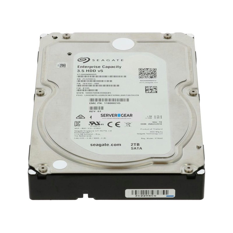 ST2000NM0055 Жесткий диск 2TB 7.2K 3.5 SATA 6G ST2000NM0055 - фото 340066