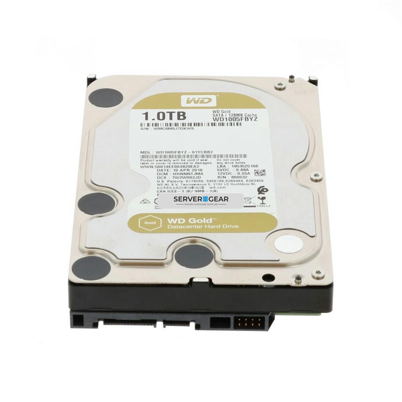 WD1005FBYZ-SM Жесткий диск 1TB 7.2K 3.5 SATA 6G WD1005FBYZ WD1005FBYZ-SM - фото 340109