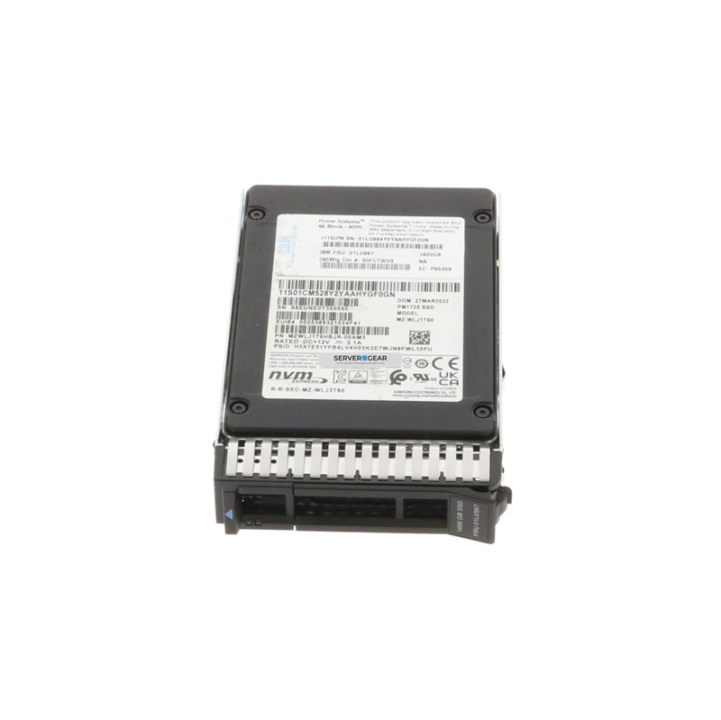 59B8 Жесткий диск 1.6 TB SSD PCIe4 NVMe U.2 Module (IBM i) 59B8 - фото 340157