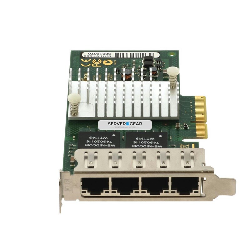 D2745-A11 Сетевая карта Quad Port 1GbE PCI-E 2.0 4x LAN - фото 340590