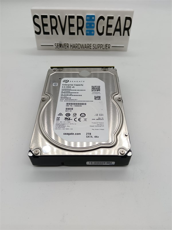 Жесткий диск 005053521 EMC 2TB 3.5 LFF 7.2K 6G SATA 4KN ADVANCED FORMAT HDD FOR ISILON 005053521 - фото 355989