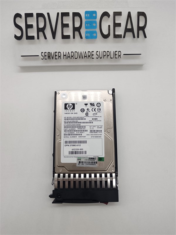 432320-001 Жесткий диск HP 146GB 10K 2.5'' SP SAS 3Gb/s 432320-001 - фото 356052