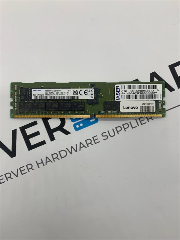 4ZC7A08709 Оперативная память Lenovo 1x32GB DDR4-2933 RDIMM PC4-23466U-R Dual Rank [4ZC7A08709] 4ZC7A08709 - фото 356398