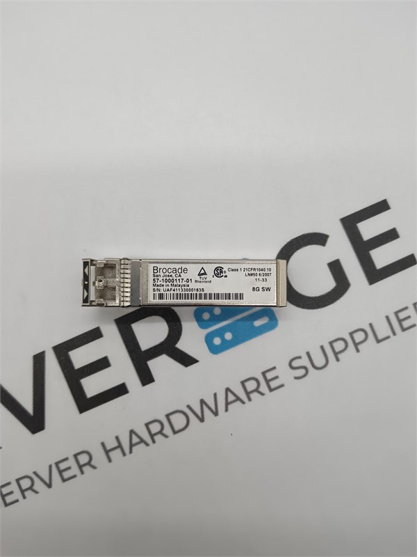 57-1000117-01 Трансивер Brocade 8Gb SFP+ transceiver module 57-1000117-01 - фото 356818