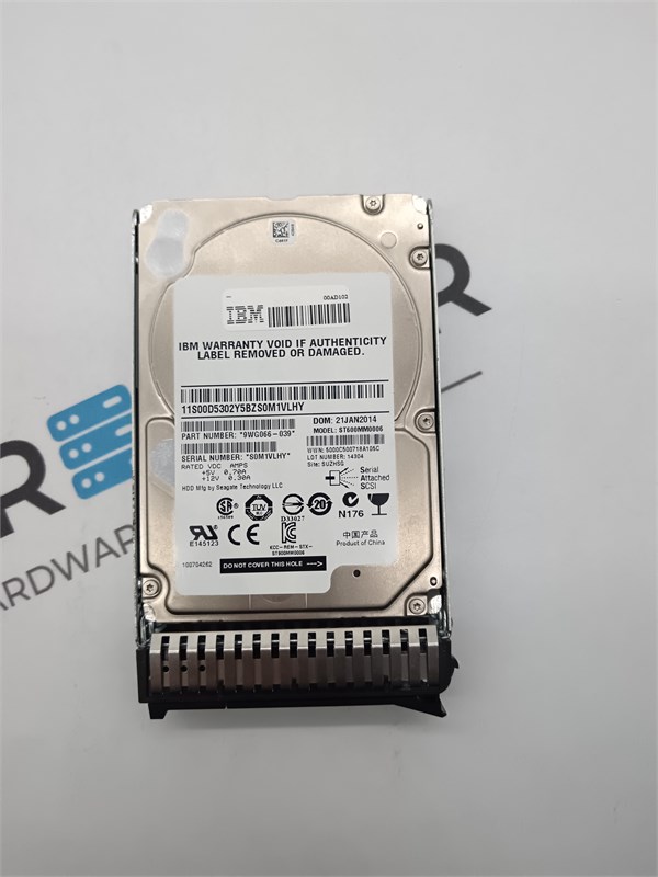 00AD102 Жесткий диск IBM 600GB 10K 6G SAS SFF HDD 00AD102 - фото 357277