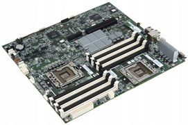 608865-001 Материнская Плата Hewlett-Packard i5520 Dual Socket 1366 12DDR3 6SATAII 2PCI-E16x 2.0/Riser PCI-E4x SVGA 2xGbLAN E-ATX 6400Mhz 2U For DL180G6