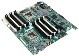 519709-001 Материнская Плата Hewlett-Packard i5520 Dual Socket 1366 18DDR3 6SATAII PCI-E16x 2.0/Riser PCI-E8x SVGA 2xGbLAN E-ATX 6400Mhz 1U For DL160G6 SL160zG6 519709-001