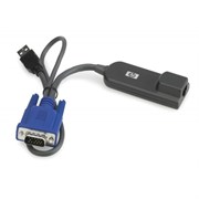 396633-001 KVM Кабель HP PLX1-4708 520-341-510 RJ45 - Video 1xUSB 27cm+42cm