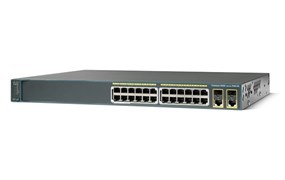 WS-C2960-24PC-L Коммутатор Cisco Catalyst - 24xFE (PoE) + 2xGE (SFP), LAN Base WS-C2960-24PC-L