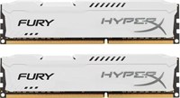 HX316C10FWK2-8 Оперативная память KINGSTON 8GB (2X4GB) PC3-12800 HYPERX FURY WHITE [HX316C10FWK2/8] HX316C10FWK2-8