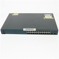 WS-C3560V2-24TS-SD Переключатель Cisco 3560V2 24 10/100 + 2 SFP + IPB Image + DC