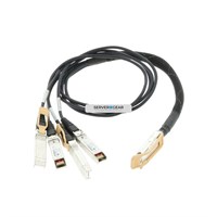 QSFP-4SFP10G-CU1M Трансивер QSFP to 4xSFP10G Passive Copper Splitter Cable, 1m QSFP-4SFP10G-CU1M