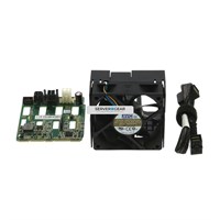 A3C40176097 Запчасти 4x2.5in SAS HDD Backplane w/ Fan and SAS Cable A3C40176097