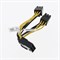 16VP1 Кабель GPU Powersplitter cable 8P to 2x6P 16VP1 - фото 318304