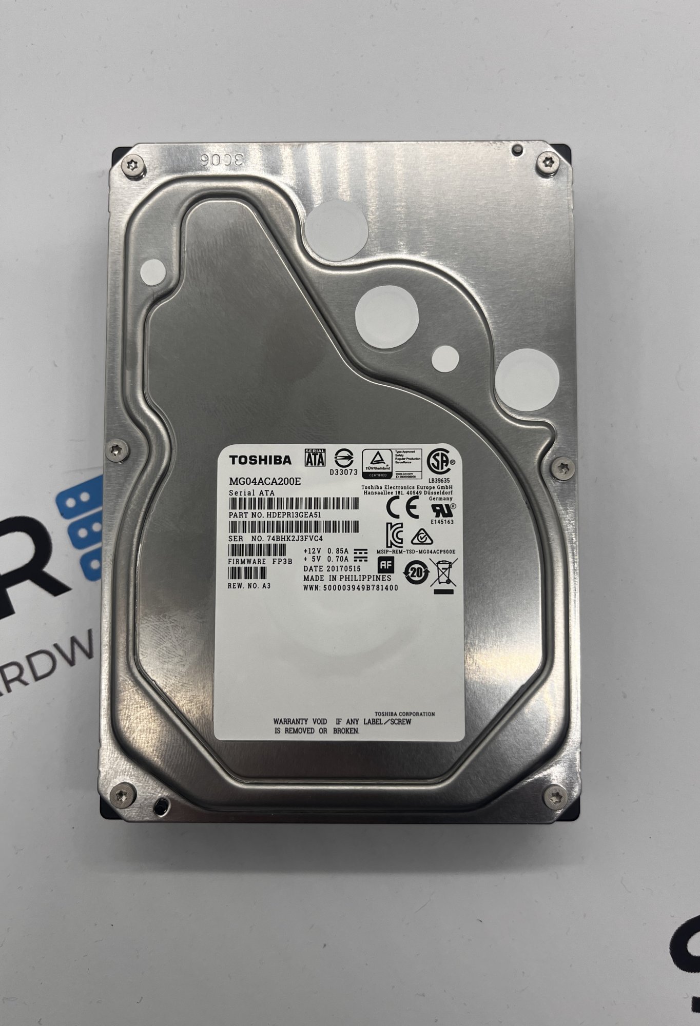MG04ACA200E Жесткий диск TOSHIBA 2TB SATA 6G 7.2K 64MB 3.5